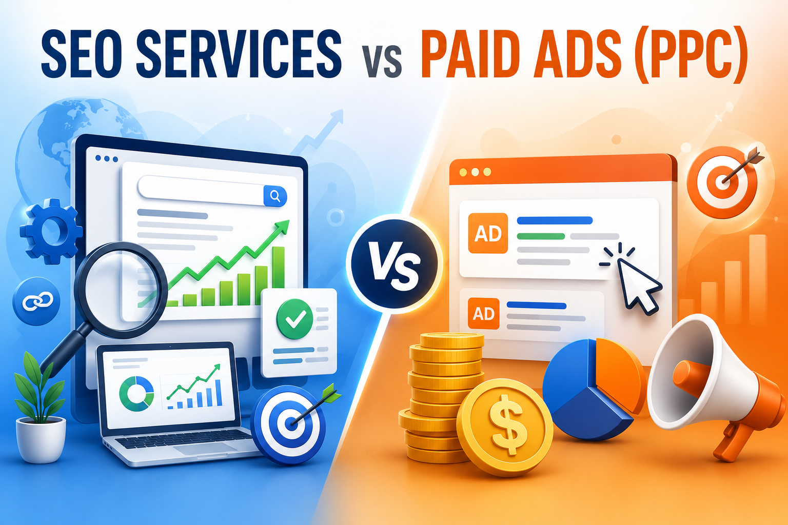 SEO vs PPC marketing comparison