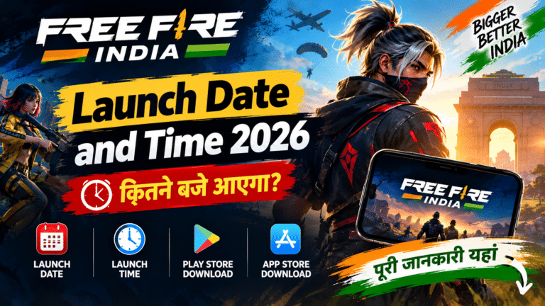 Free Fire India Launch Date and Time 2026